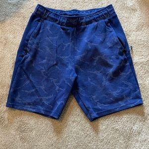 Men’s Blue Camo Sweat Shorts